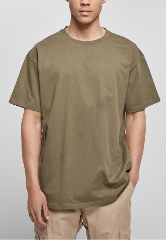 BASICO Oversized Fit Tee 3-Pack | 3 heavyweight tričká 240 g/m², Forest Green / Olive / Sand
