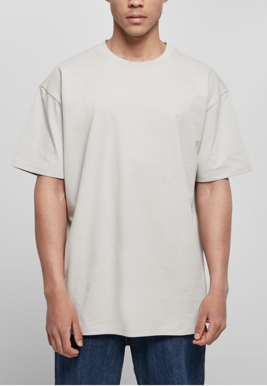 BASICO Oversized Fit Tee 3-Pack | 3 heavyweight tričká 240 g/m², Heather Grey / Dark Heather Grey / Light Asphalt