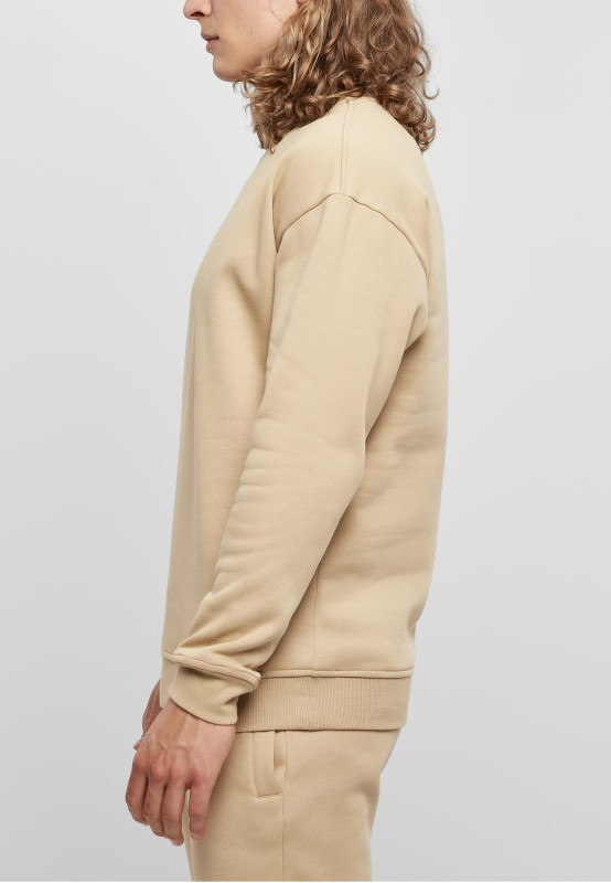 BASICO Crewneck 2-Pack | 2 minimalistické mikiny bez kapucne, Light Asphalt / Beige