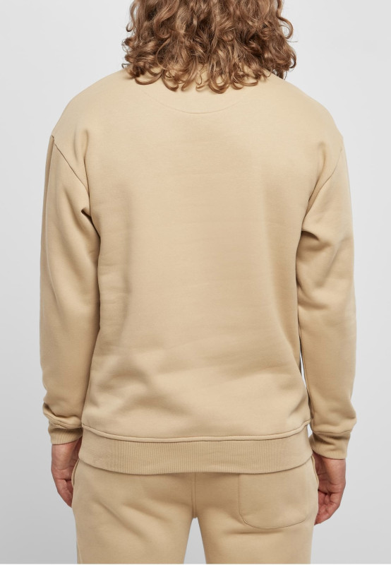 BASICO Crewneck 2-Pack | 2 minimalistické mikiny bez kapucne, Light Asphalt / Beige