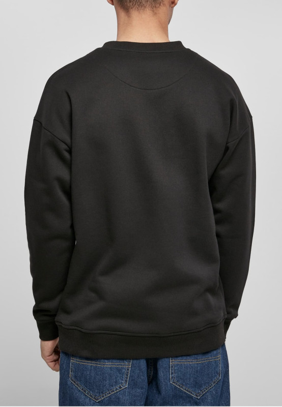 BASICO Crewneck 2-Pack | 2 minimalistické mikiny bez kapucne, Black / Light Asphalt