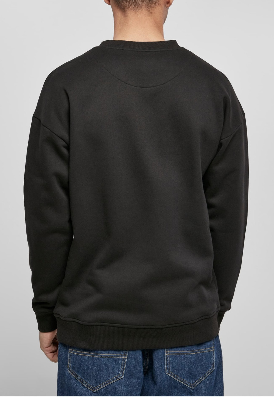 BASICO Crewneck 2-Pack | 2 minimalistické mikiny bez kapucne, Black / Light Asphalt