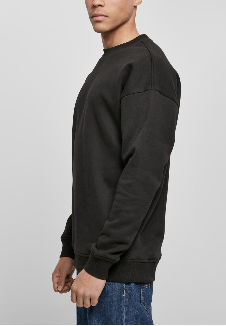 BASICO Crewneck 2-Pack | 2 minimalistické mikiny bez kapucne, Black / Light Asphalt
