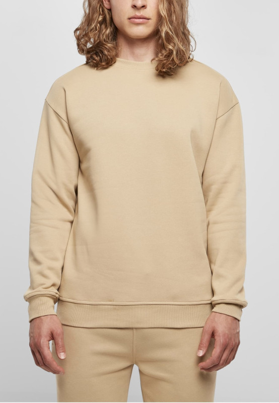 BASICO Crewneck 2-Pack | 2 minimalistické mikiny bez kapucne, Light Asphalt / Beige