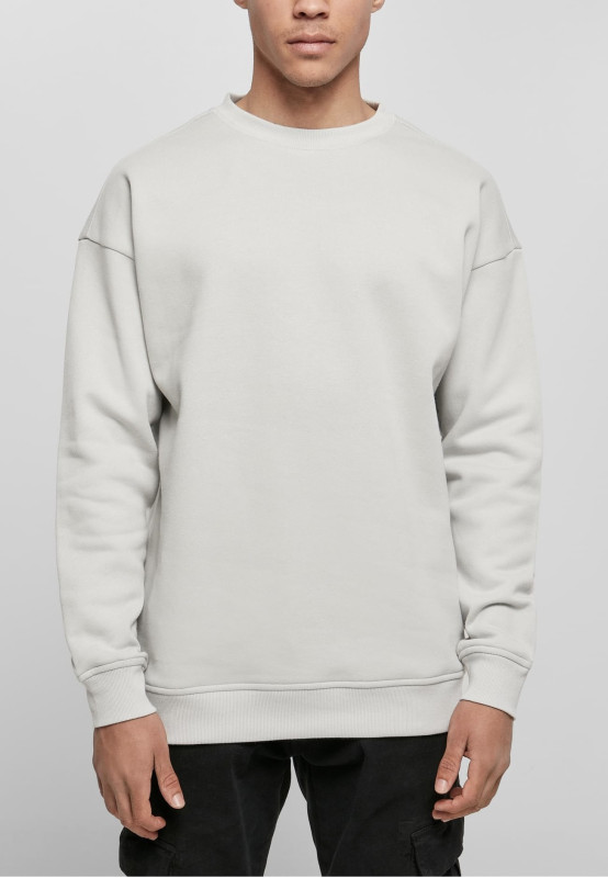 BASICO Crewneck 2-Pack | 2 minimalistické mikiny bez kapucne, Light Asphalt / Beige