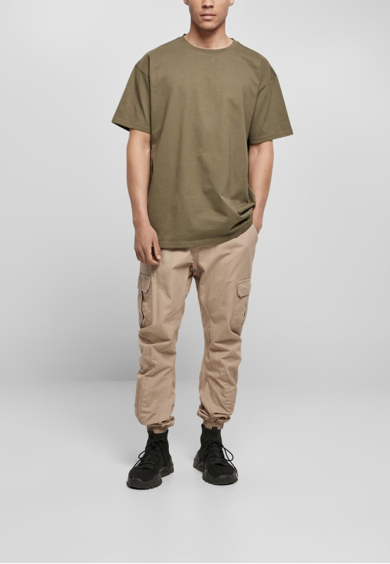 BASICO Oversized Fit Tee 3-Pack | 3 heavyweight tričká 240 g/m², Forest Green / Olive / Sand