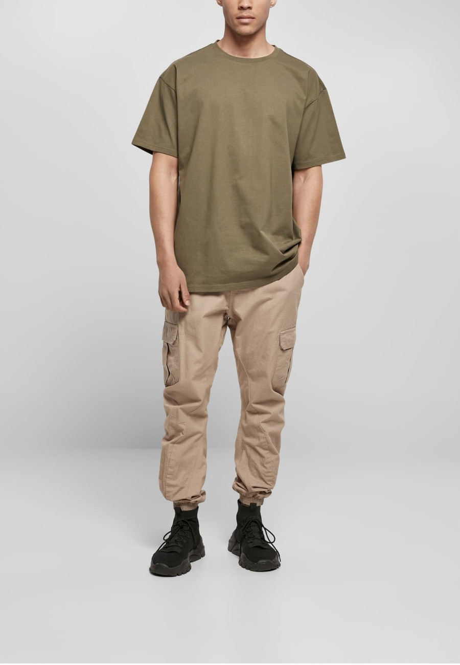 BASICO Oversized Fit Tee 3-Pack | 3 heavyweight tričká 240 g/m², Forest Green / Olive / Sand