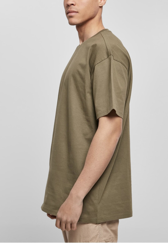 BASICO Oversized Fit Tee 3-Pack | 3 heavyweight tričká 240 g/m², Forest Green / Olive / Sand