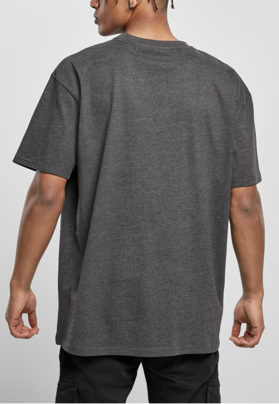 BASICO Oversized Fit Tee 3-Pack | 3 heavyweight tričká 240 g/m², Heather Grey / Dark Heather Grey / Light Asphalt