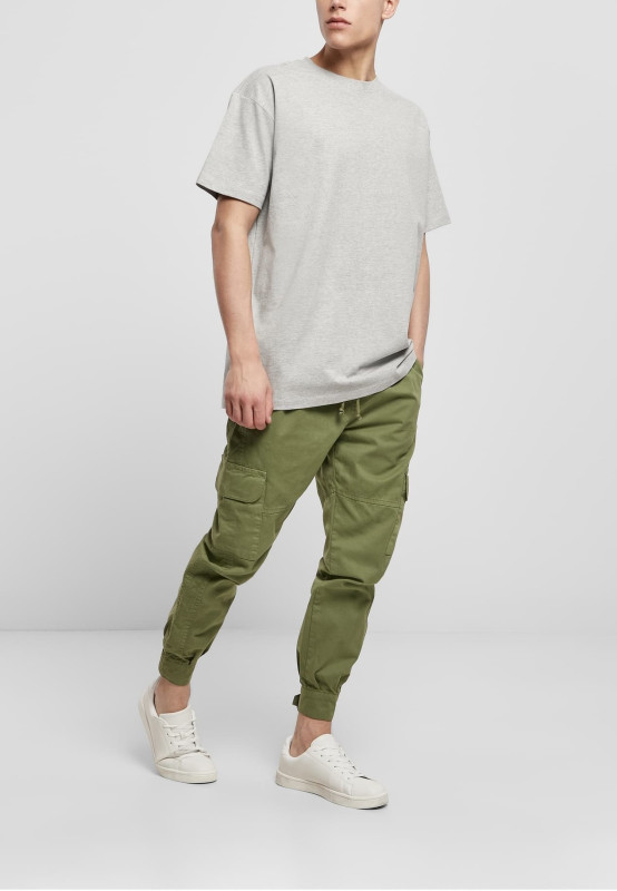 BASICO Oversized Fit Tee 3-Pack | 3 heavyweight tričká 240 g/m², Heather Grey / Dark Heather Grey / Light Asphalt