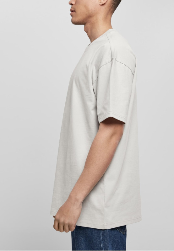 BASICO Oversized Fit Tee 3-Pack | 3 heavyweight tričká 240 g/m², Heather Grey / Dark Heather Grey / Light Asphalt