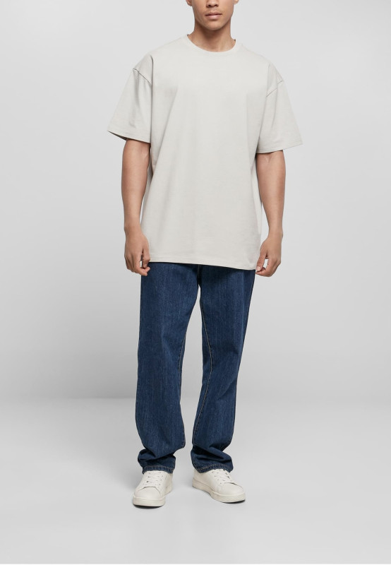 BASICO Oversized Fit Tee 3-Pack | 3 heavyweight tričká 240 g/m², White / Sand / Light Asphalt