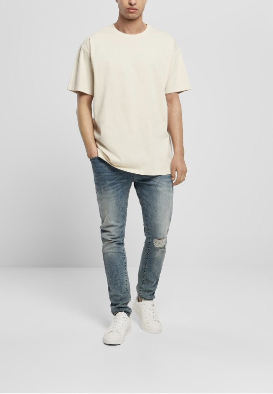 BASICO Oversized Fit Tee 3-Pack | 3 heavyweight tričká 240 g/m², Sand / Beige / Olive