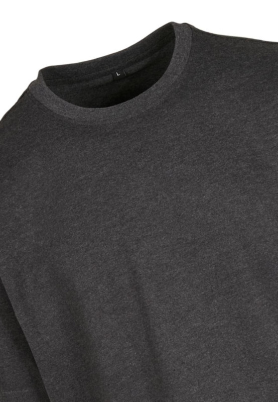 BASICO Oversized Fit Tee 3-Pack | 3 heavyweight tričká 240 g/m², Heather Grey / Dark Heather Grey / Light Asphalt