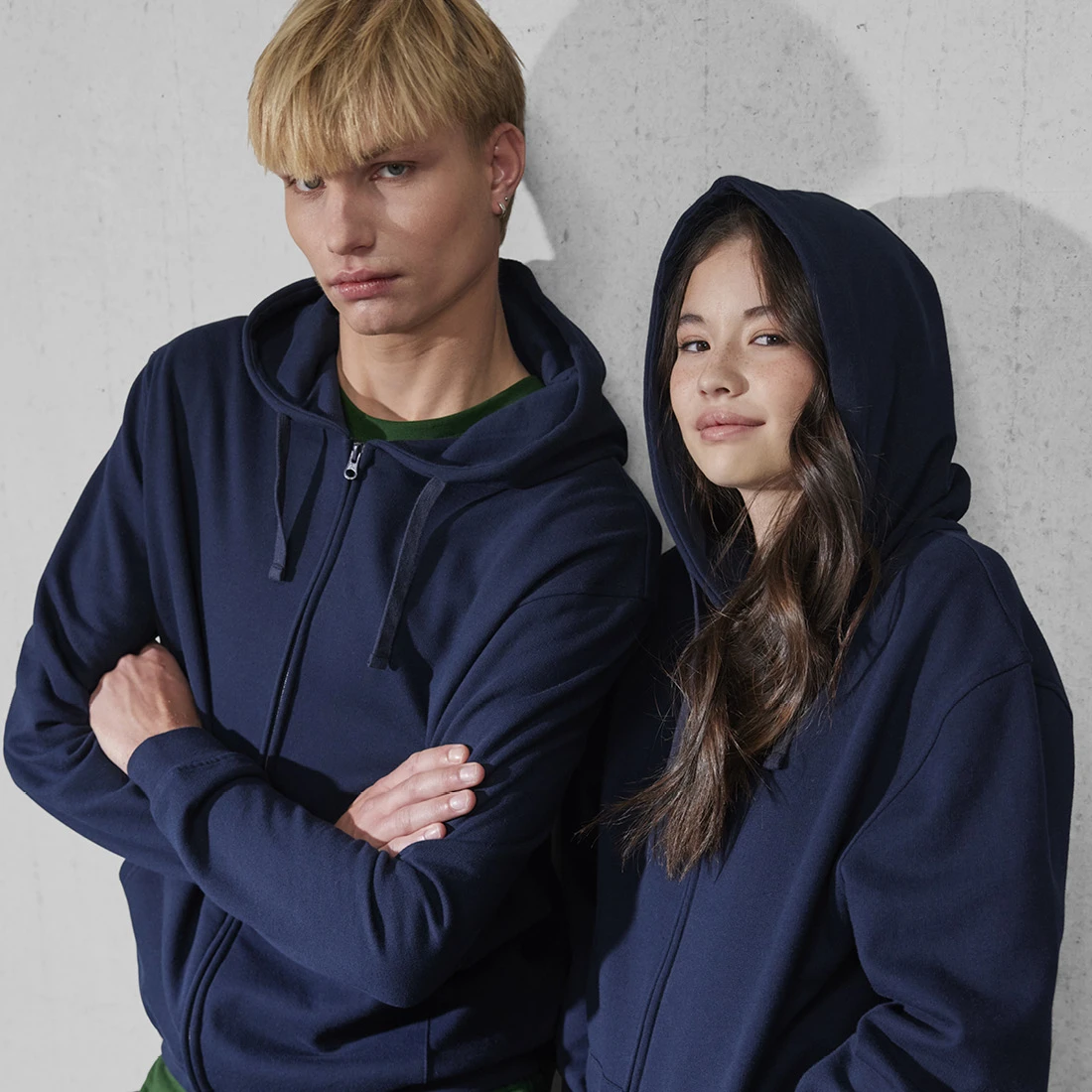 Unisex mikina s kapucňou na zips 280 BC